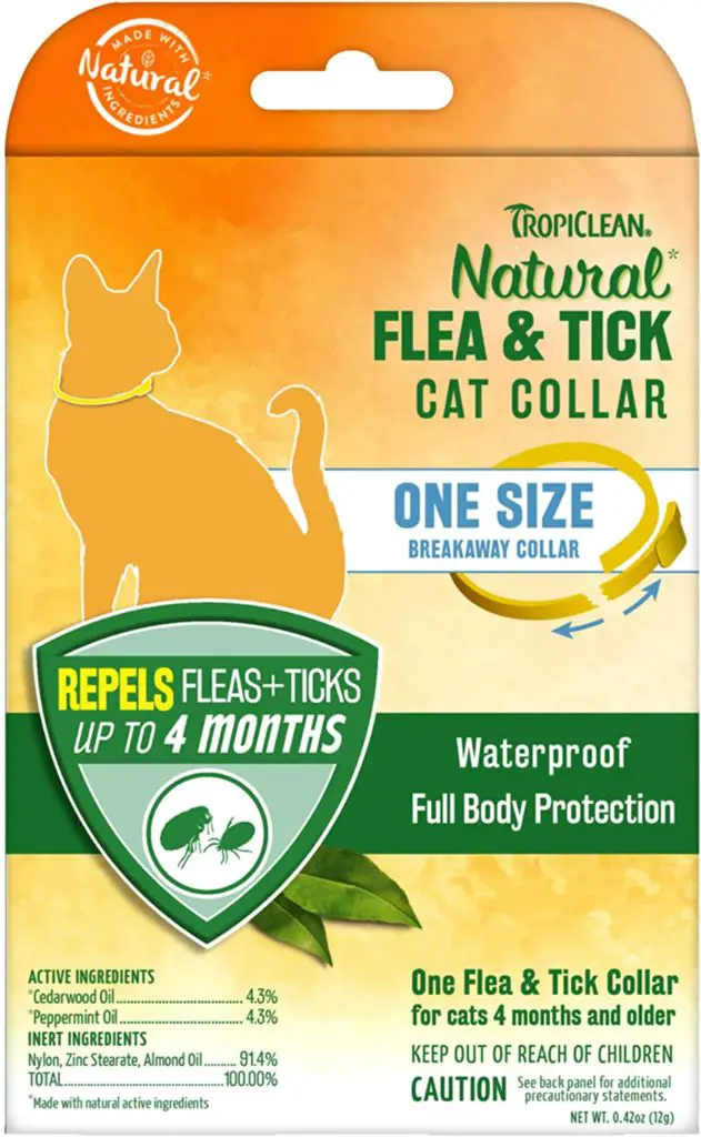 TropiClean Natural Flea & Tick Cat Collar