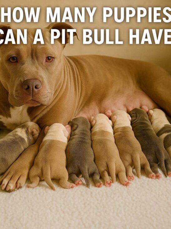 How Many Puppies Can A Pitbull Have? [Pitbull Pregnancy and Litter Facts]