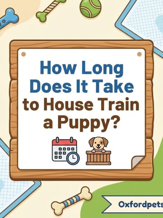 how long it takes to house train a puppy